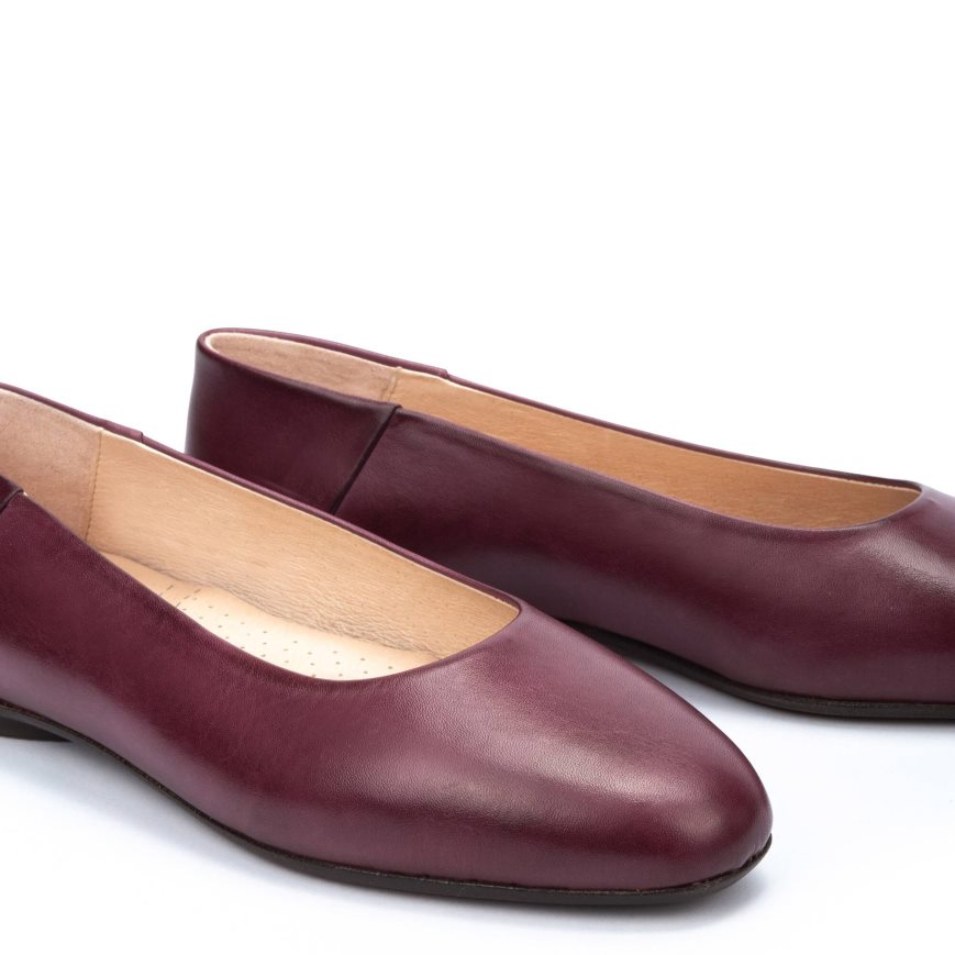 Women's Pikolinos ALMERIA Ballet Flats Burgundy | NZ E9528A7